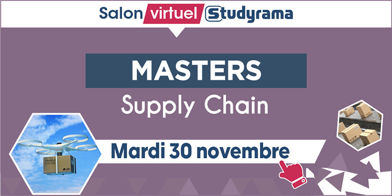 Article Salon virtuel Studyrama des Masters Supply Chain et Achats 2021