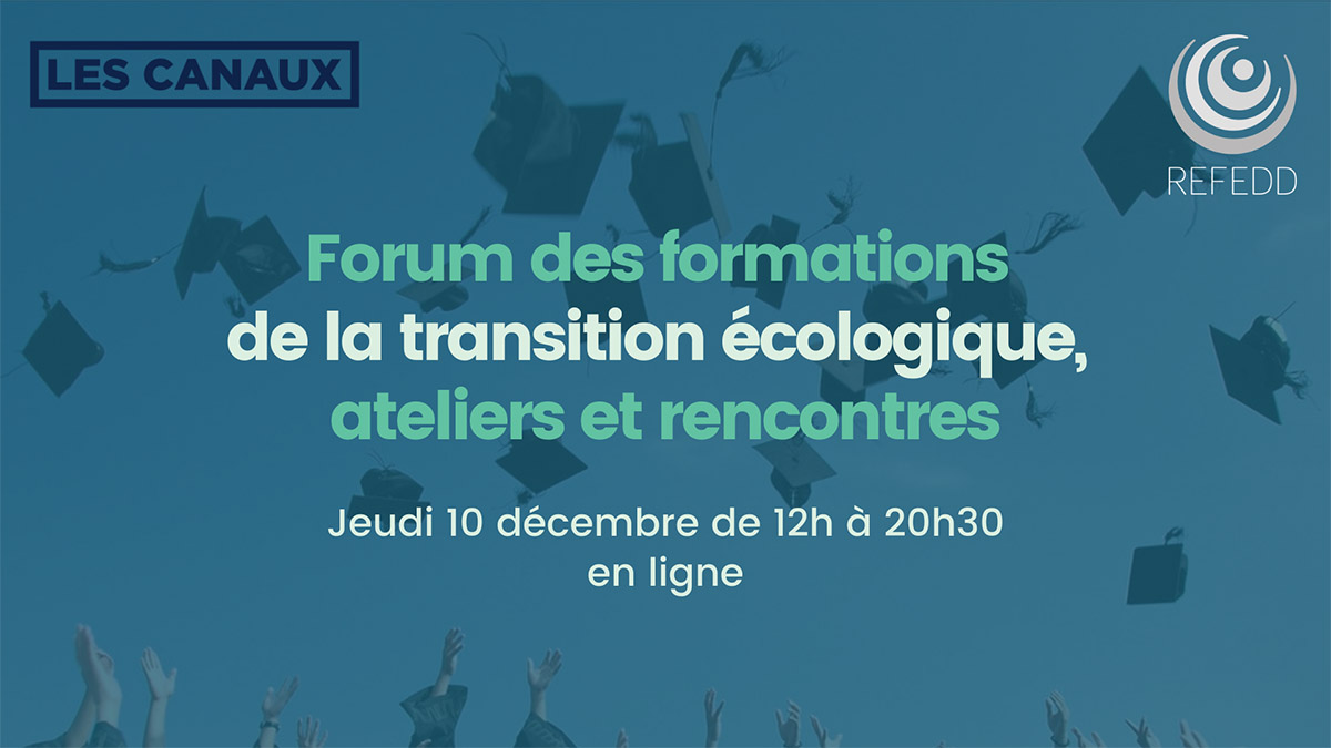 Article Forum des formations de la transition écologique le 10 décembre 2020