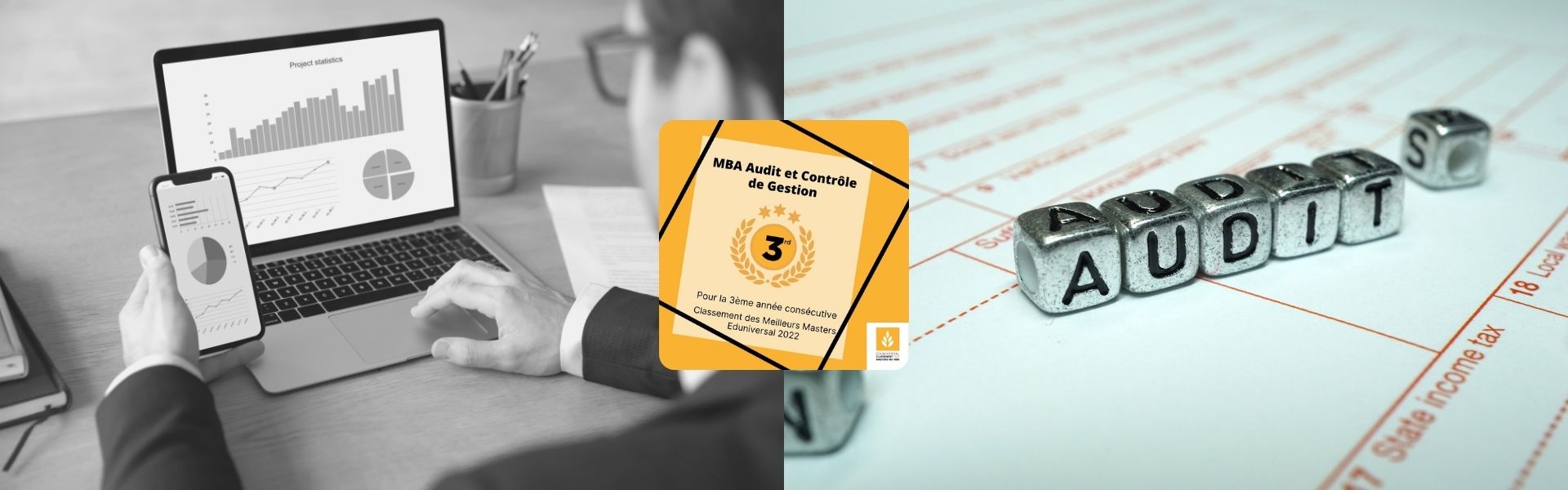 Article MBA Audit et Contrôle de Gestion classé 3ème Meilleur Master 2022